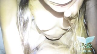 Small European redhead with very white skin and gorgeous hair likes to be banged hard