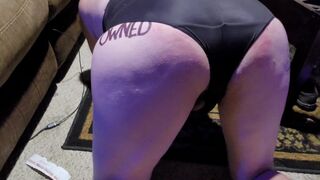 Flogging this sissy floozy!