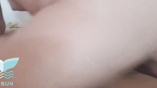 Lewd Floozy with LARGE ASS seduces her roommate and makes him cum inside her - ISIS SUN -- part three