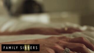 FAMILY SINNERS - Breasty mother I'd like to fuck Seduces Her Son-In-Law And Deepthroats His Palpitating Penis