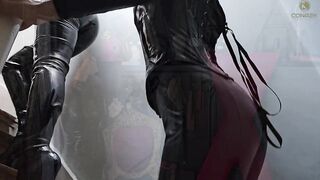 Puppy play double femdom turns into bizarre SADOMASOCHISM