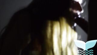 The nice-looking Russian model likes to smoke cannabis and then suck a large weenie.