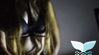 The nice-looking Russian model likes to smoke cannabis and then suck a large weenie.