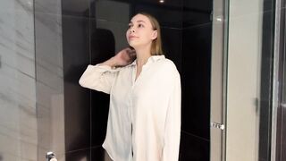 Transparent White Shirt Dry vs Soaked