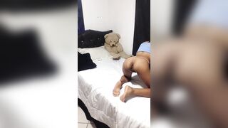 I masturbate my snatch at my spouse's abode until I reach climax