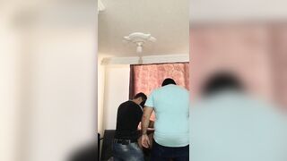 I screw a hawt slender hotty on all fours and then that babe sucks my ally's weenie