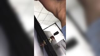 glamorous brunette hair records herself masturbating her love button in the shower