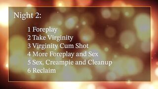 Full night taking the virginity of my recent boyfriend - a lot of eye contact - 6 scenes - accessible now