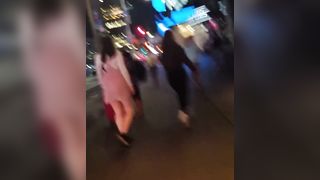 Teen lesbians walking the streets