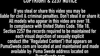 Tongue Fucking Trio Puma Swede Sandee & Sandy Eat Pussy!