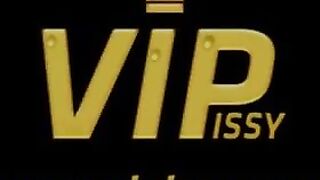 Piss Drinking - Eurobabes lap up pee during pussy play