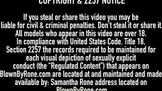 Sweet Horny Samantha Rone Face Fucks Alison Tyler's Pussy!