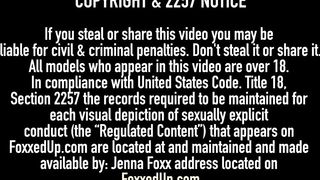 Young Black Jenna Foxx Learns Pussy Licking from Sara Jay!