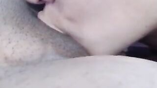 Woman Lick Pussy Closeup