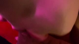 Superlatively good view of oral in ebony stockings and lace