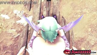 Darkstalkers Morrigan Rule34 Comics Animation – Large Titties Titjob, Irrumatio & Cum On Face