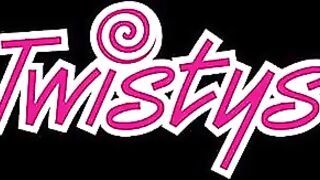 TWISTYS - Pink Haired Lily Lou Does A Pleasant Job Playing With Her Even Pinker Vagina