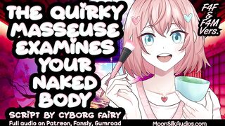 F4M - The Quirky Masseuse Examines Your Exposed Body A Fleshly Massage Session
