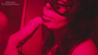 Burning excitement: Sucking Jock in Red Light