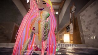 Servitude Raver Teat Piercings Humps Rides With Bone In The Pool Pov Lap Dance