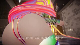 Servitude Raver Teat Piercings Humps Rides With Bone In The Pool Pov Lap Dance