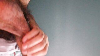 I'm wanking my hard dong