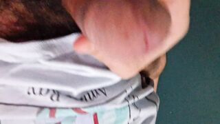 I'm wanking my hard dong