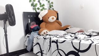 I play with my sex-toy in advance of going to the episodes