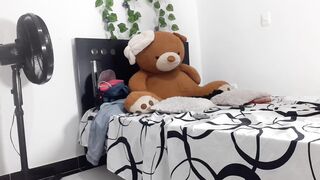 I play with my sex-toy in advance of going to the episodes