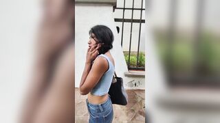 My girlfriend asked her to place in the Lush toy and we went out to the street and I controlled the Lu