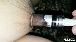 Latin babe teats pumped first time