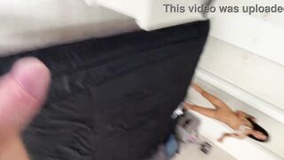 Gourgeous 18yo Tiny Slender Latin chick POV Teen Sex