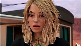 Biker mother I'd like to fuck Steele Vixen SFW (Game Play Movie scene)