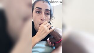 mother I'd like to fuck sucks on biggest BBC