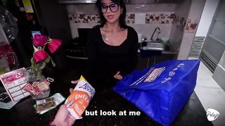 I'm a delivery gal and I had to carry milk, paid me with milk inside my cunt/ DR POV-ELEANOR STYLE