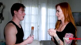 Neighborhood Redhead mother I'd like to fuck Sophia Locke Cheats On Spouse With Youthful Dude Anthony Pierce