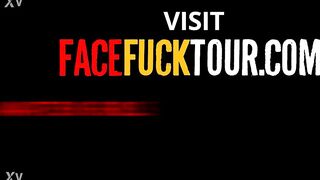 Large Melons Yielding Wench Sloppy Upside Down Mouth Drilled Ends Up In Facial Spunk flow