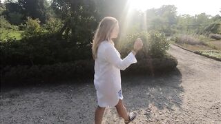 Public Fellatio and Sex - Cheating on her Boyfriend with a stud from Tinder