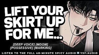 ASMR ROLEPLAY - Staying Quiet Whilst Getting Drilled In A Dressing Room - YSF