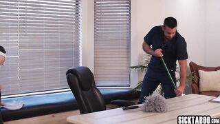 Kenna James drank massive wang and drilled in 3some with 2 allies