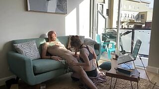 Chill Sunday Daybed Blowing and Screwing - Olivia