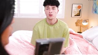 Ethan Seeks catching his stepcousin Phoebe Kalib being bawdy