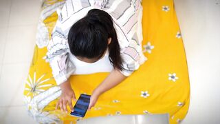 When Daddy Was Not At Home, The Hot Stepmom Showing Her Biggest Booty Moist Twat & Large Breasts To Screw Her