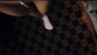 Black Amateur taking bbc from the side