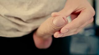 Got so excited I had to masturbate my uncut white jock