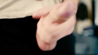 Got so excited I had to masturbate my uncut white jock