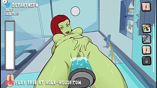 Poison Ivy gets banged and creampied in multiple poses - Manga