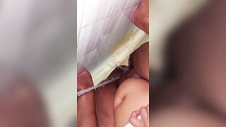 Single big beautiful woman Hawt Gal After Sex That babe's Pee in Public Crapper - shaggy Large Twat
