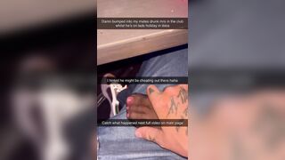 Looking after my fellows missus during the time that this chab’s in ibiza with the lads