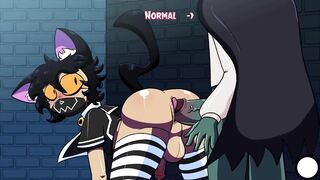 An arcade of porn games? Yep, please (Halloween Harem) Part 1